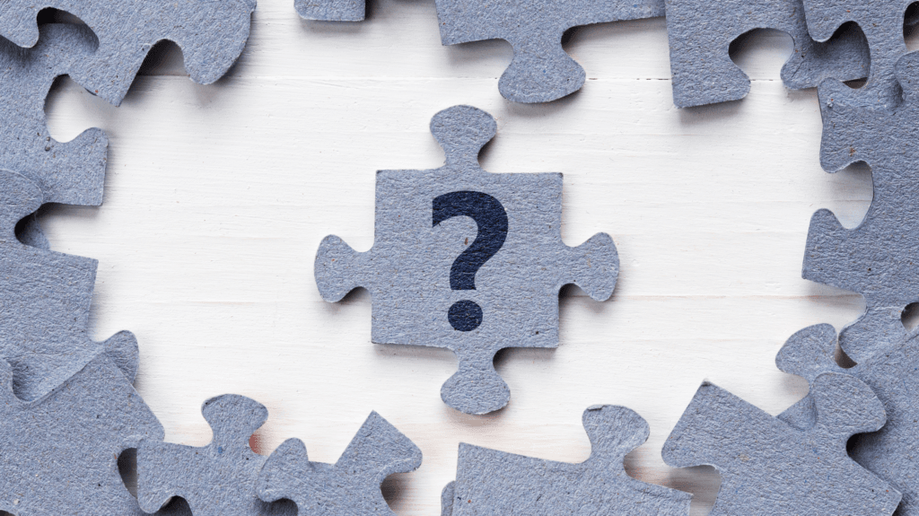 quebra-cabeça de dúvida